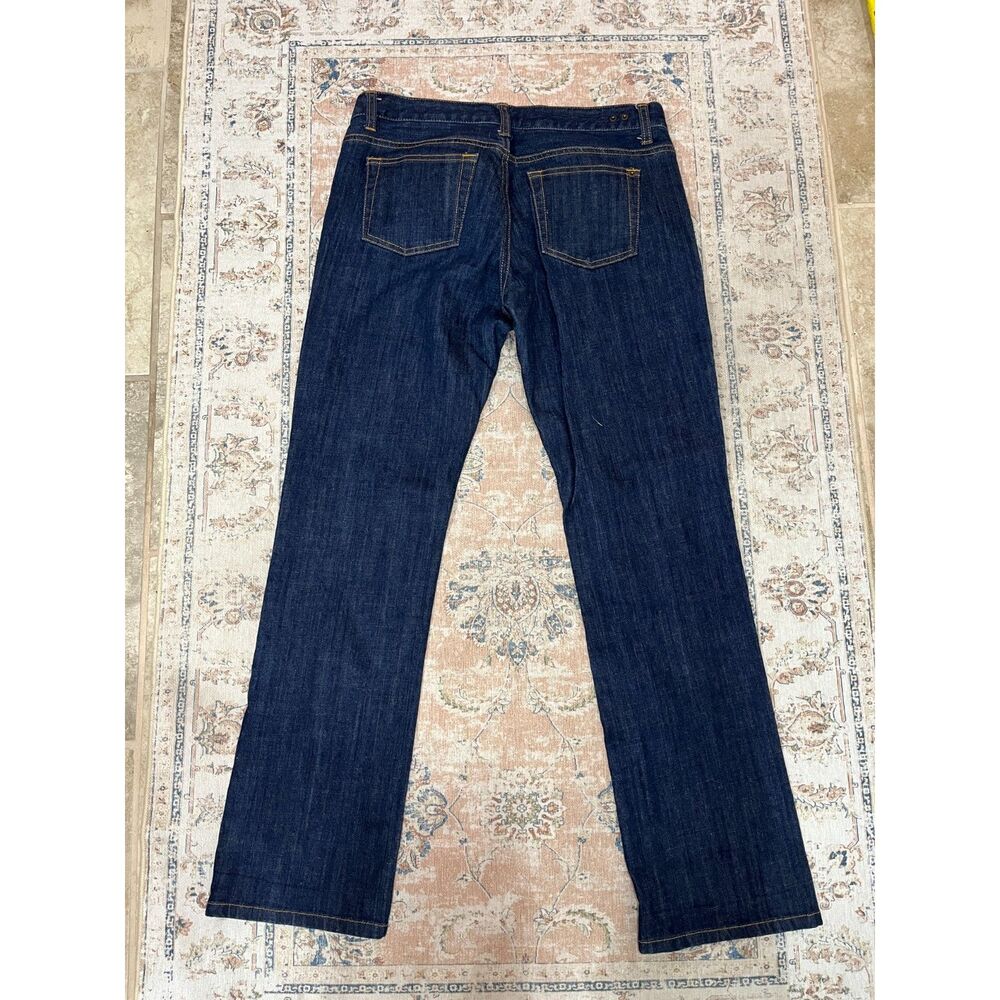 Cabi Brando Style #175 Dark Wash Straight Leg Jeans Women’s Size 10 Mid Rise - Picture 3 of 13